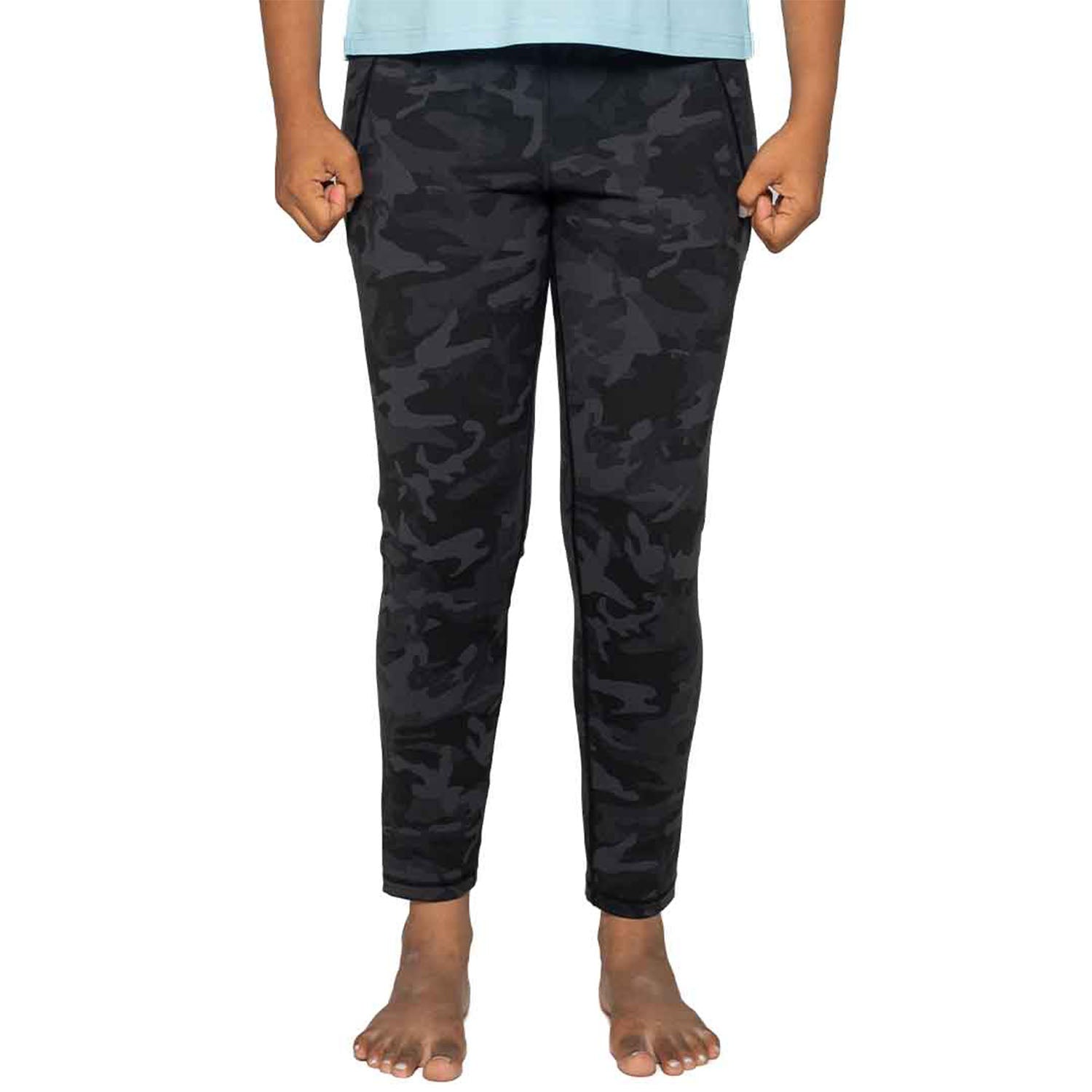 Buy Gokyo Rishikesh Peak to Pilates Leggings Grey | Trekking & Hiking Pants at Gokyo Outdoor Clothing & Gear