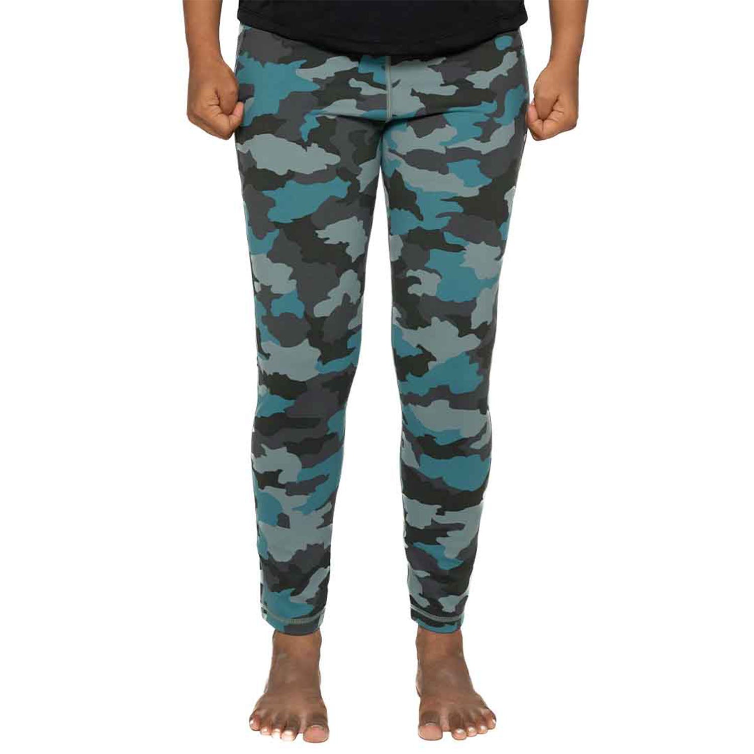 Buy Gokyo Rishikesh Peak to Pilates Leggings Blue | Trekking & Hiking Pants at Gokyo Outdoor Clothing & Gear