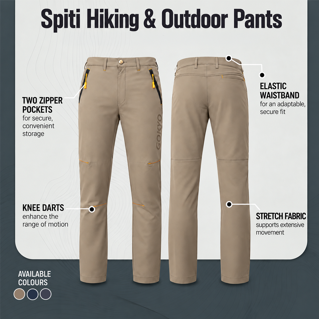 Buy Gokyo Spiti Hiking & Outdoor Pants | Mens Trekking & Hiking Pants at Gokyo Outdoor Clothing & Gear