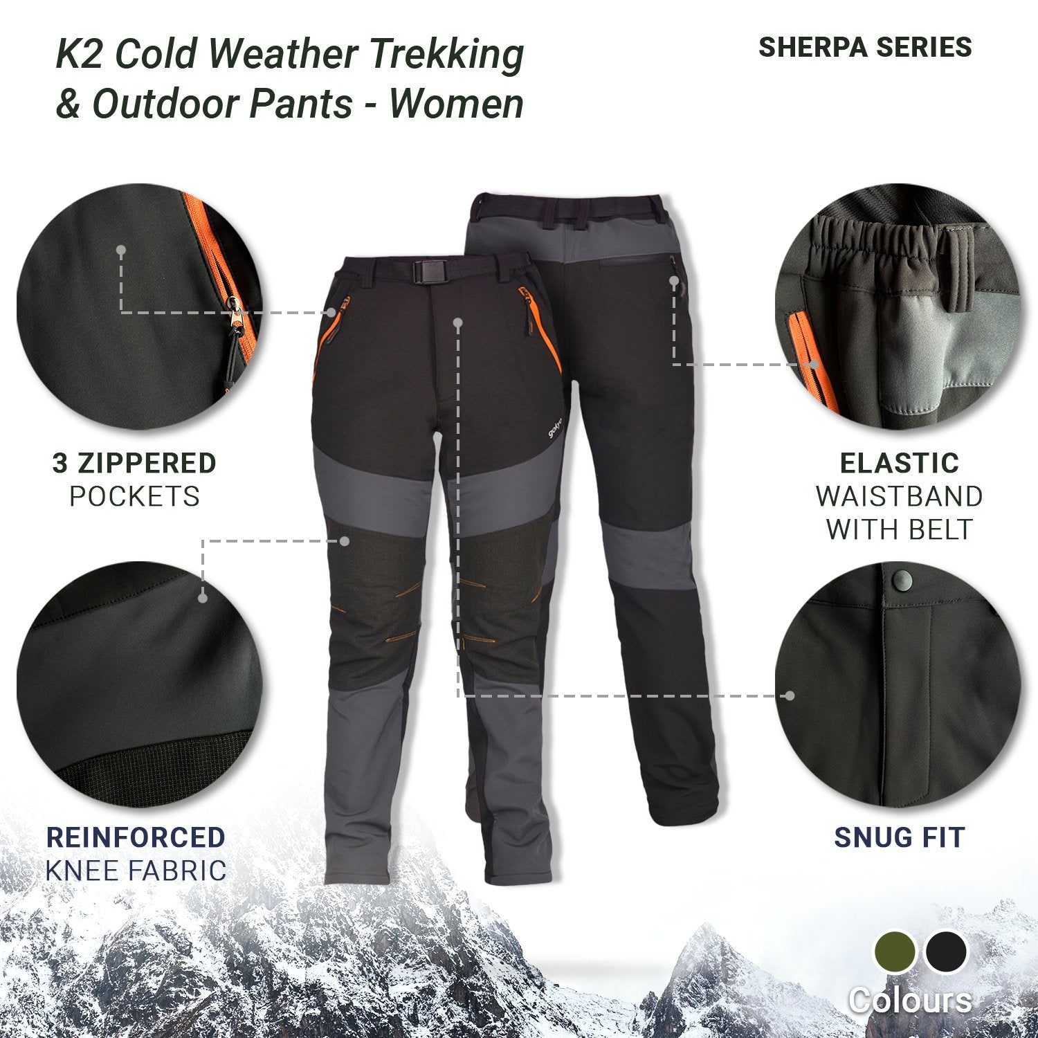 Cold weather hiking pants womens online