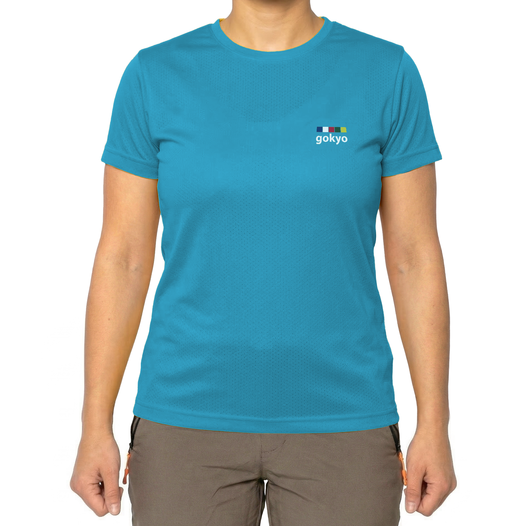 Buy Gokyo Lima Dry Fit Activewear Tshirt - Women Blue | Trekking & Hiking T-shirts at Gokyo Outdoor Clothing & Gear