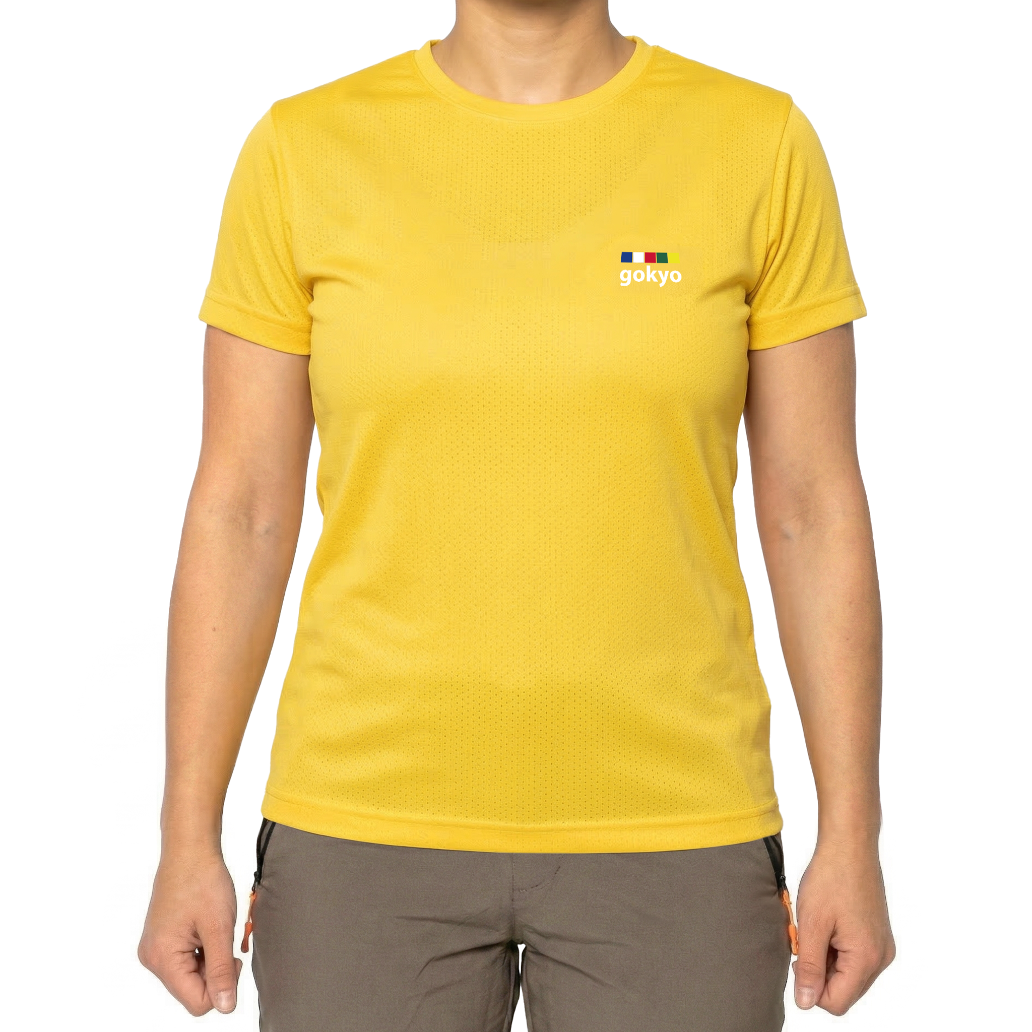 Buy Gokyo Lima Dry Fit Activewear Tshirt - Women Yellow | Trekking & Hiking T-shirts at Gokyo Outdoor Clothing & Gear