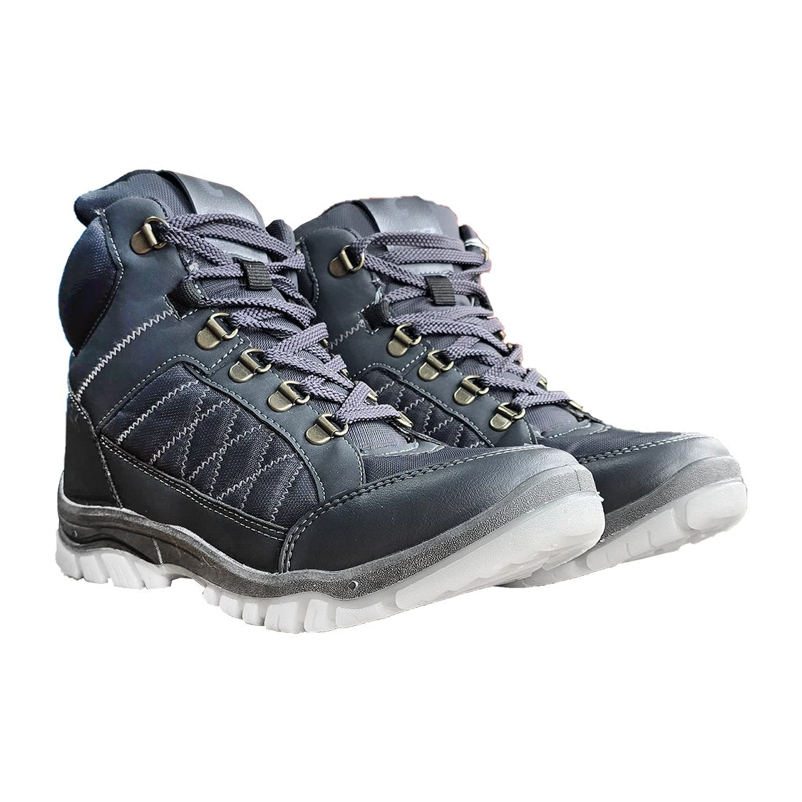 Trekking Hiking Shoes High Ankle Grey Hiking Shoes