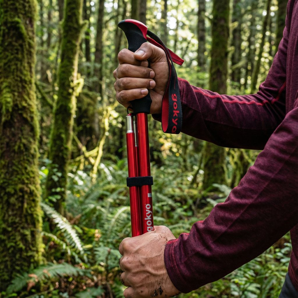 Buy Gokyo K2 Foldable Trekking Pole 33 Cms | Trekking Pole at Gokyo Outdoor Clothing & Gear