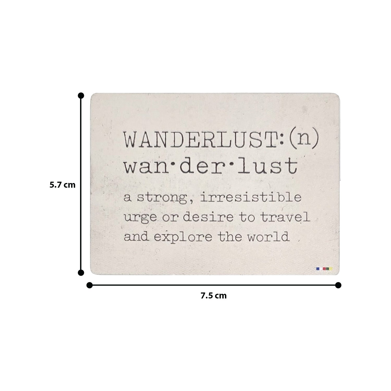 Buy Gokyo Wanderlust Definition - Magnet | Souvenirs at Gokyo Outdoor Clothing & Gear