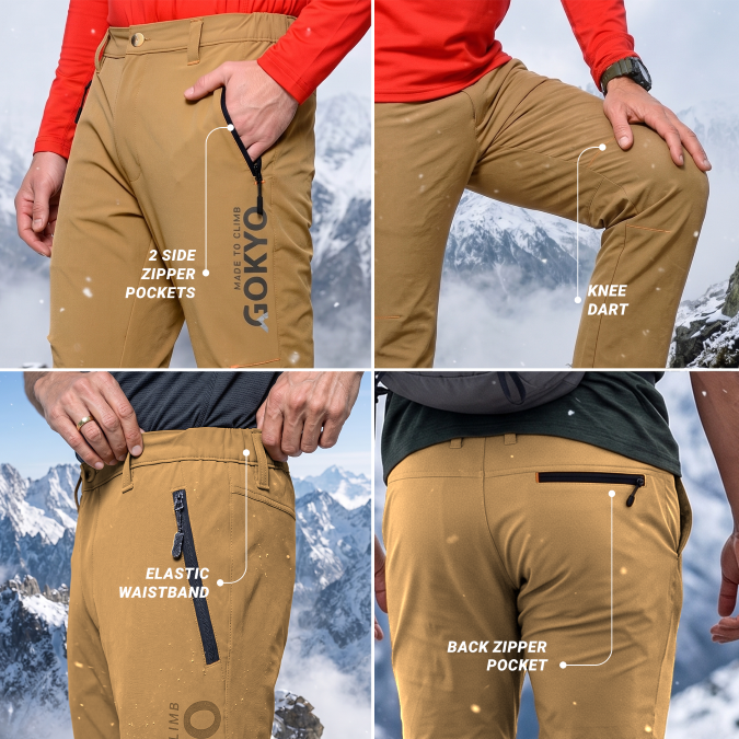 Buy Gokyo Namche Trekking Pants | Mens Trekking & Hiking Pants at Gokyo Outdoor Clothing & Gear