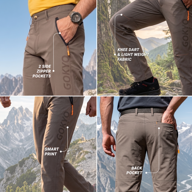 Buy Gokyo Spiti Trekking Pants | Mens Trekking & Hiking Pants at Gokyo Outdoor Clothing & Gear