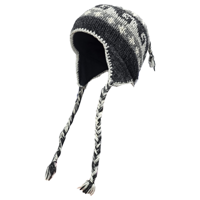 Makalu Beanie - Wool Fleece lining with ear flap