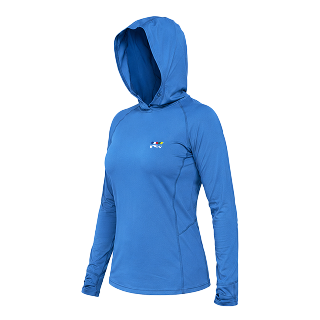 Buy Gokyo Yosemite UPF 50+ Sun Hoodie for Women | Trekking & Hiking T-shirts at Gokyo Outdoor Clothing & Gear