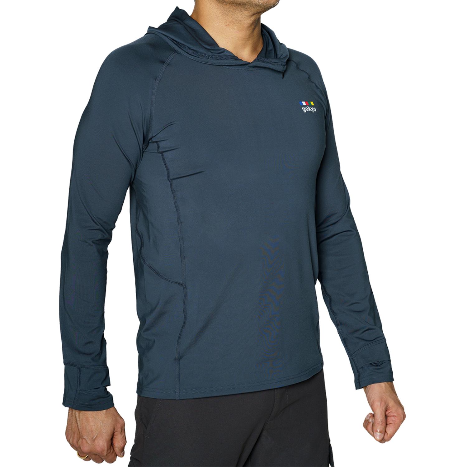 Buy Gokyo Zermatt Sunshirt Hoodie | Trekking & Hiking T-shirts at Gokyo Outdoor Clothing & Gear