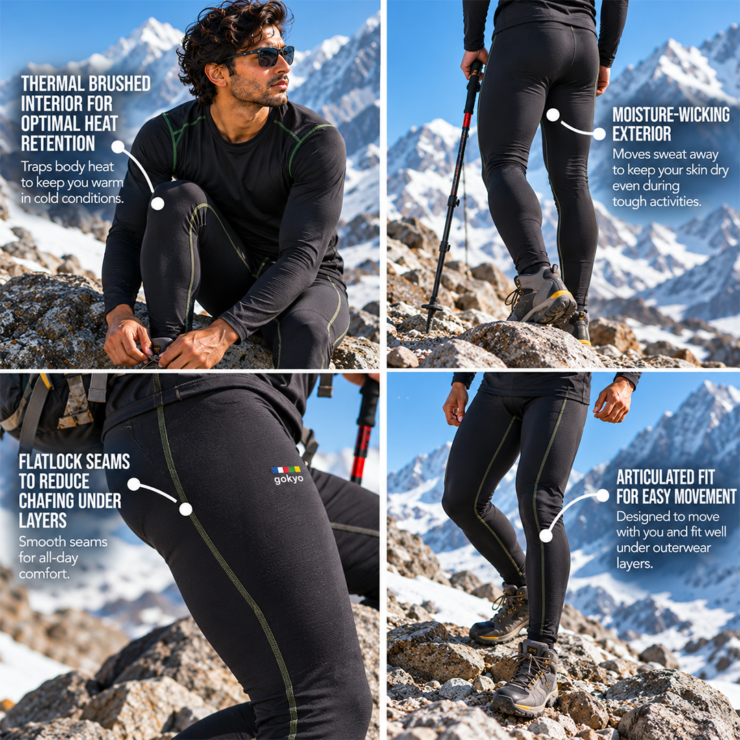 Buy Gokyo Zermatt Polarec XT Base Layer Bottom | Base Layer Thermals at Gokyo Outdoor Clothing & Gear