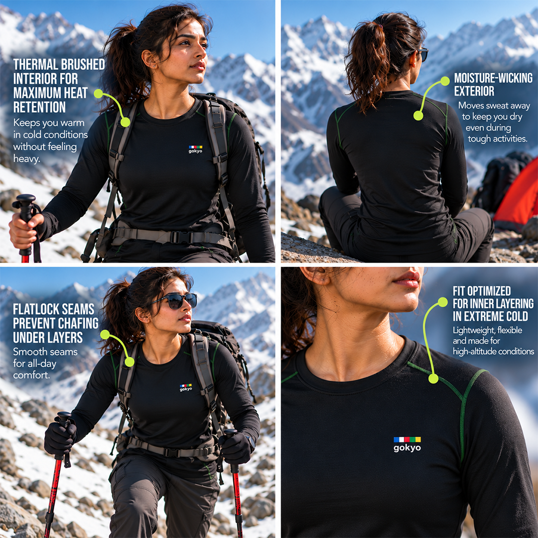 Buy Gokyo Zermatt Polarec XT Base Layer Top - Women | Base Layer Thermals at Gokyo Outdoor Clothing & Gear