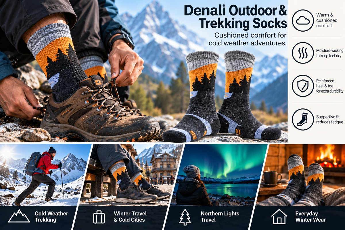 Buy Gokyo Denali Outdoor & Trekking Socks | Trekking Socks at Gokyo Outdoor Clothing & Gear