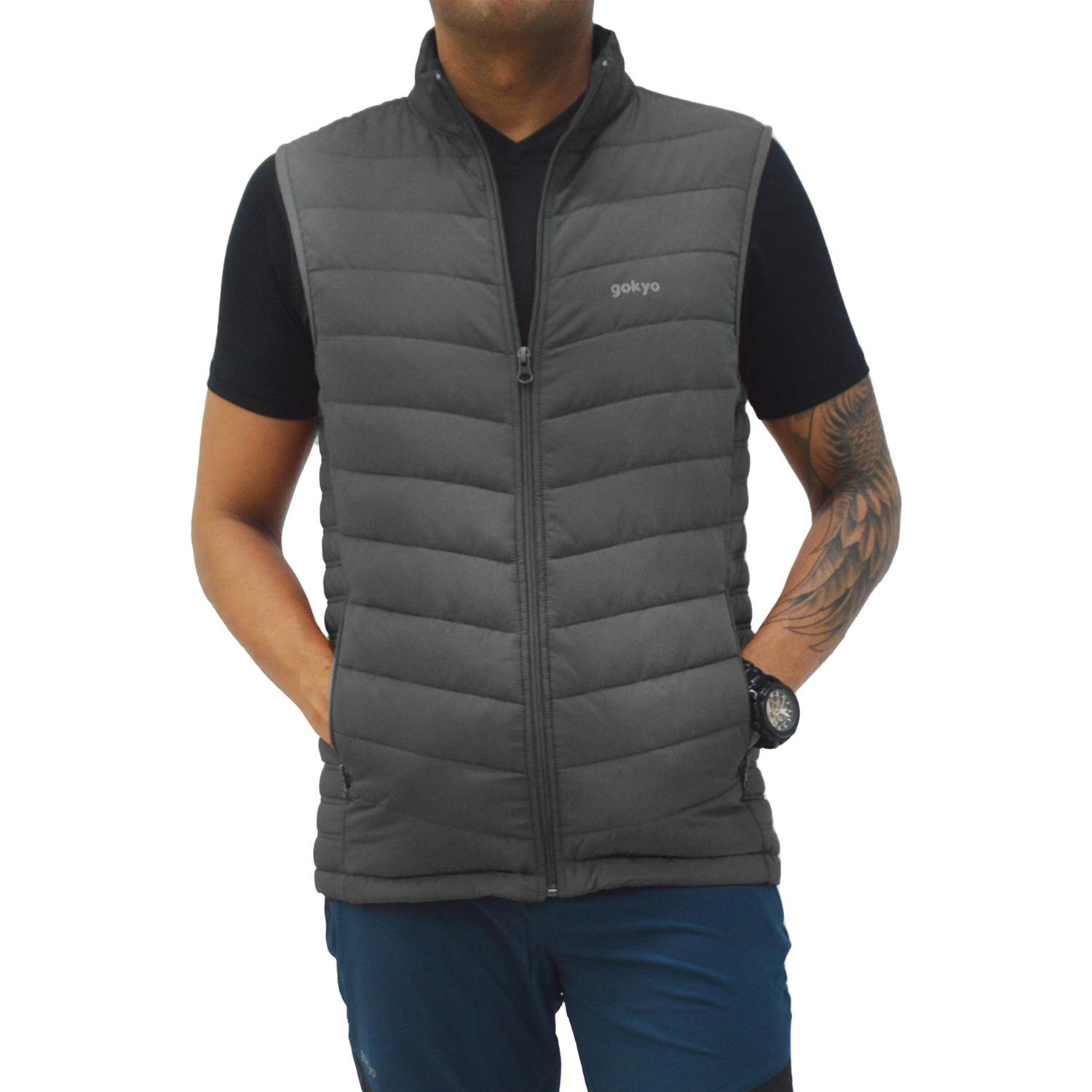 Buy Gokyo K2 Down Vest Jacket Grey | Jackets at Gokyo Outdoor Clothing & Gear