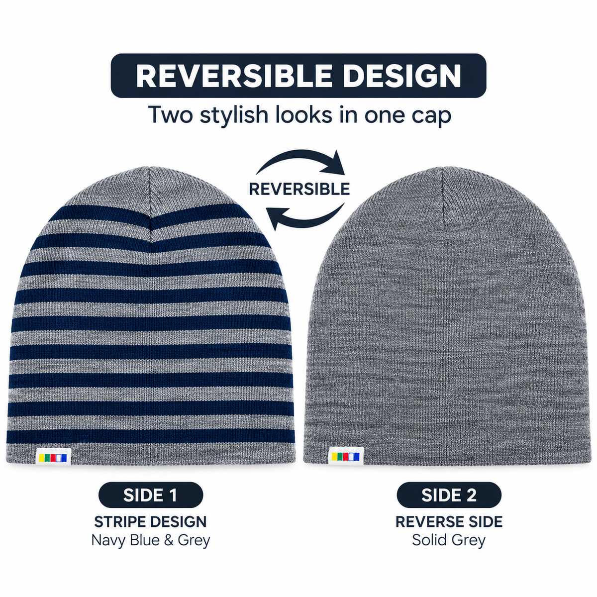 Buy Gokyo Kaza Reversible Beanie Winter Cap | Beanies at Gokyo Outdoor Clothing & Gear