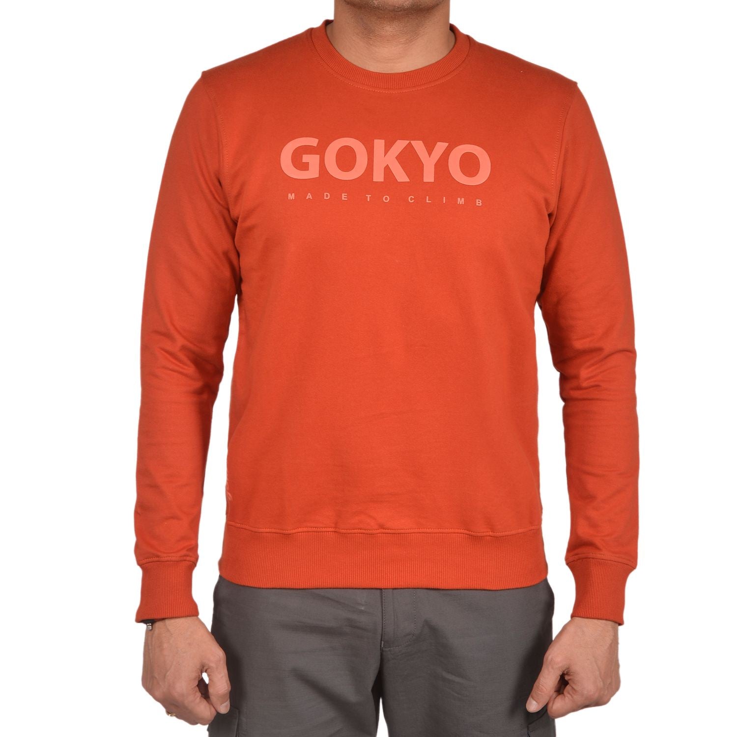 Buy Gokyo Kaza Sweatshirt Brick red | Trekking & Hiking T-shirts at Gokyo Outdoor Clothing & Gear