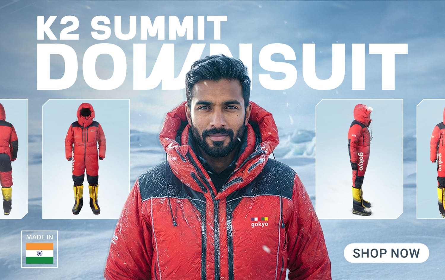 Explore Down Suit | K2 Summit Down Suit for Men | Gokyo