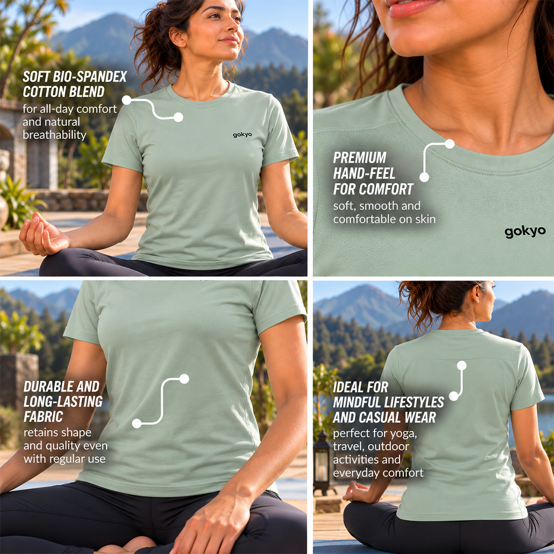 Buy Gokyo Gokyo Originals Cotton Tshirt - Women | Trekking & Hiking T-shirts at Gokyo Outdoor Clothing & Gear