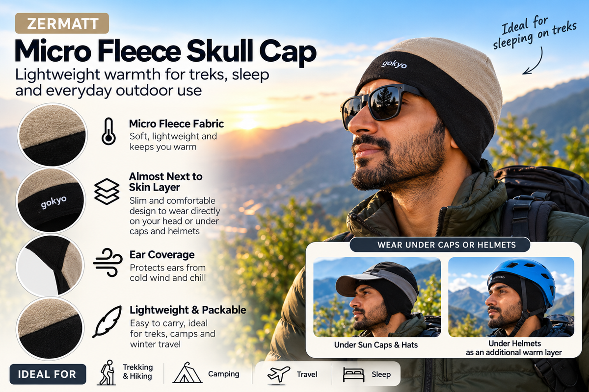 Buy Gokyo Zermatt Micro Fleece Skull Cap | Hats at Gokyo Outdoor Clothing & Gear